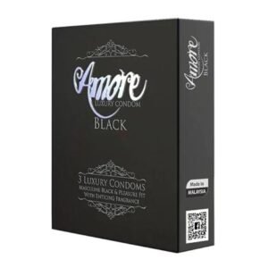 Amore Luxury Black Condom