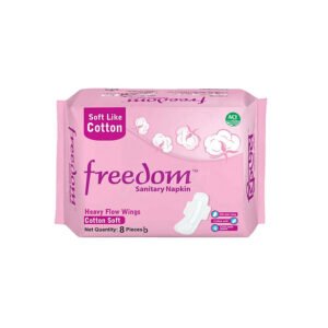 Freedom Heavy Flow Cotton Soft Sanitary Napkin (8 Pads) (290mm) N/A