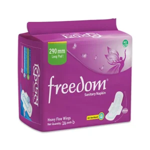 Freedom Sanitary Napkin 16 Pad Heavy Flow (16 Pads) 290mm